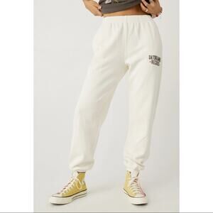 DAYDREAMER NWOT Records Boyfriend Jogger Sweatpants Loungewear Retro Vintage L